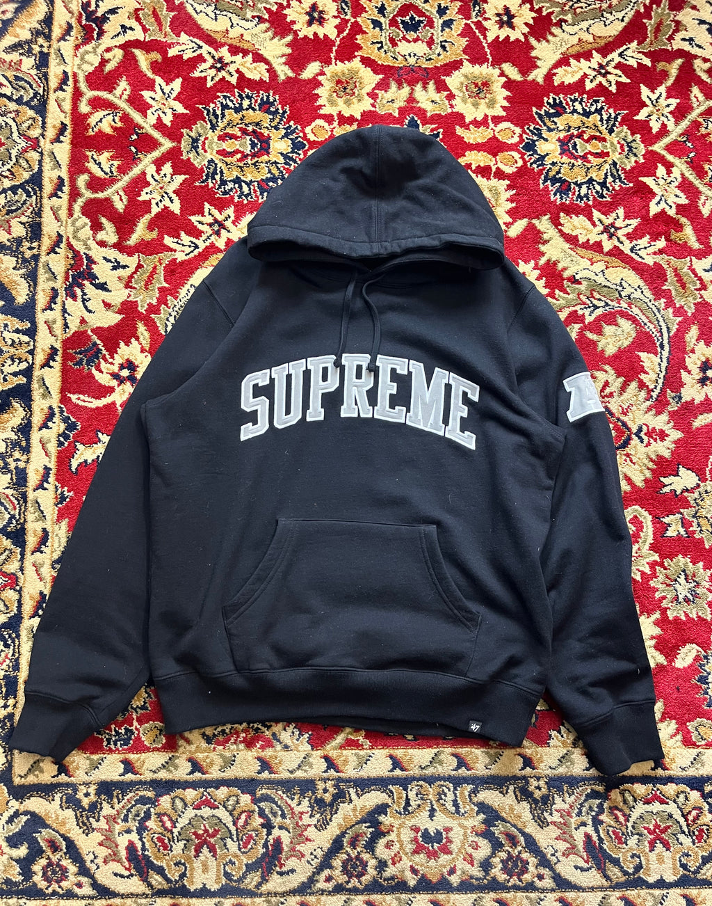 | Hoodie '47 Raiders x NFL x Supreme Sweatshirt★ Hooded Raiders ★Supreme★NFL Black FARFETCH | トップス