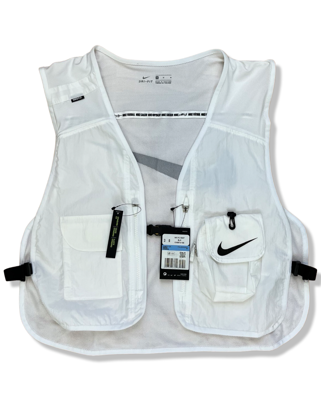 2022 Nike White Vest Shirts 3X3#K000191 - Kitsociety