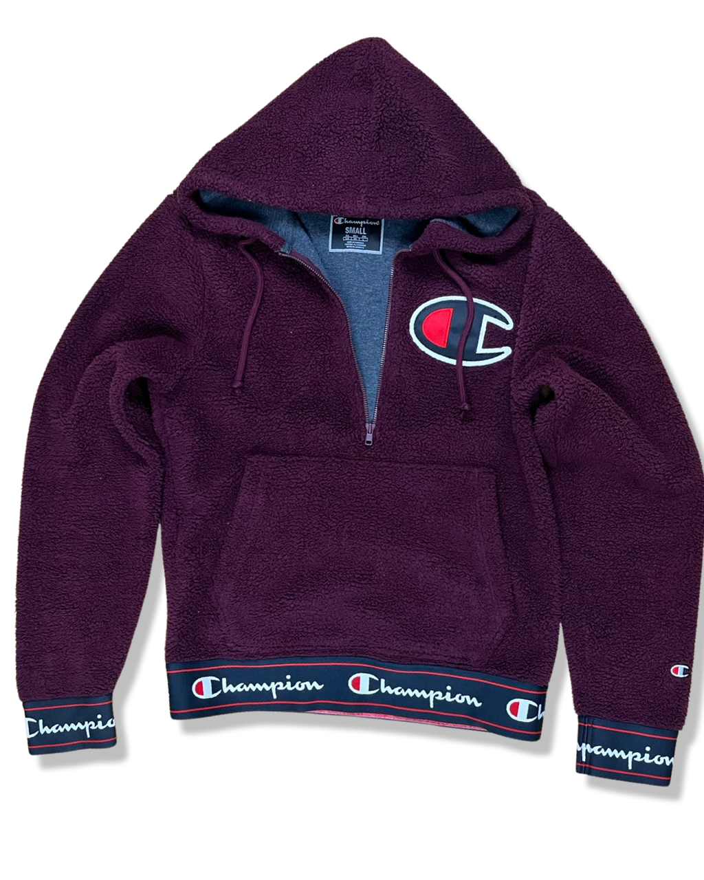 Champion Sherpa Hoodie Sweatshirt