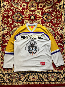 Supreme Demon Hockey Jersey (Grey) – Fineprint & Company